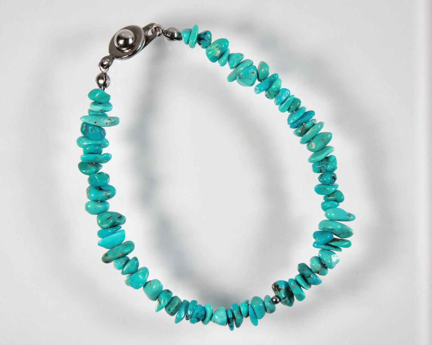 -挑戦を後押しするトルコ石-ターコイズ：Natural Blue bracelet