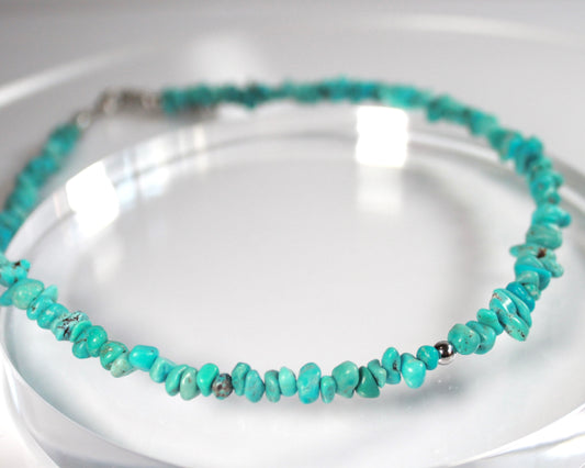 -挑戦を後押しするトルコ石-ターコイズ：Natural Blue necklace